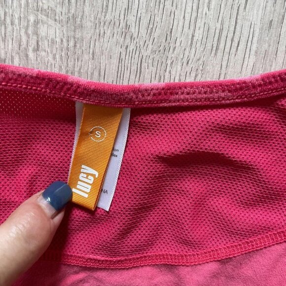 Lucy Blouse Top Women's Size Small Red Sleeveless Pullover A-Line - Picture 5 of 6